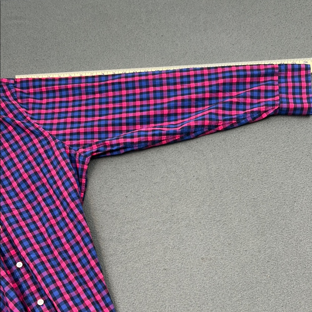 Bonobos Blue & Pink Gingham Check Shirt | Men's XXL - Picture 10 of 11